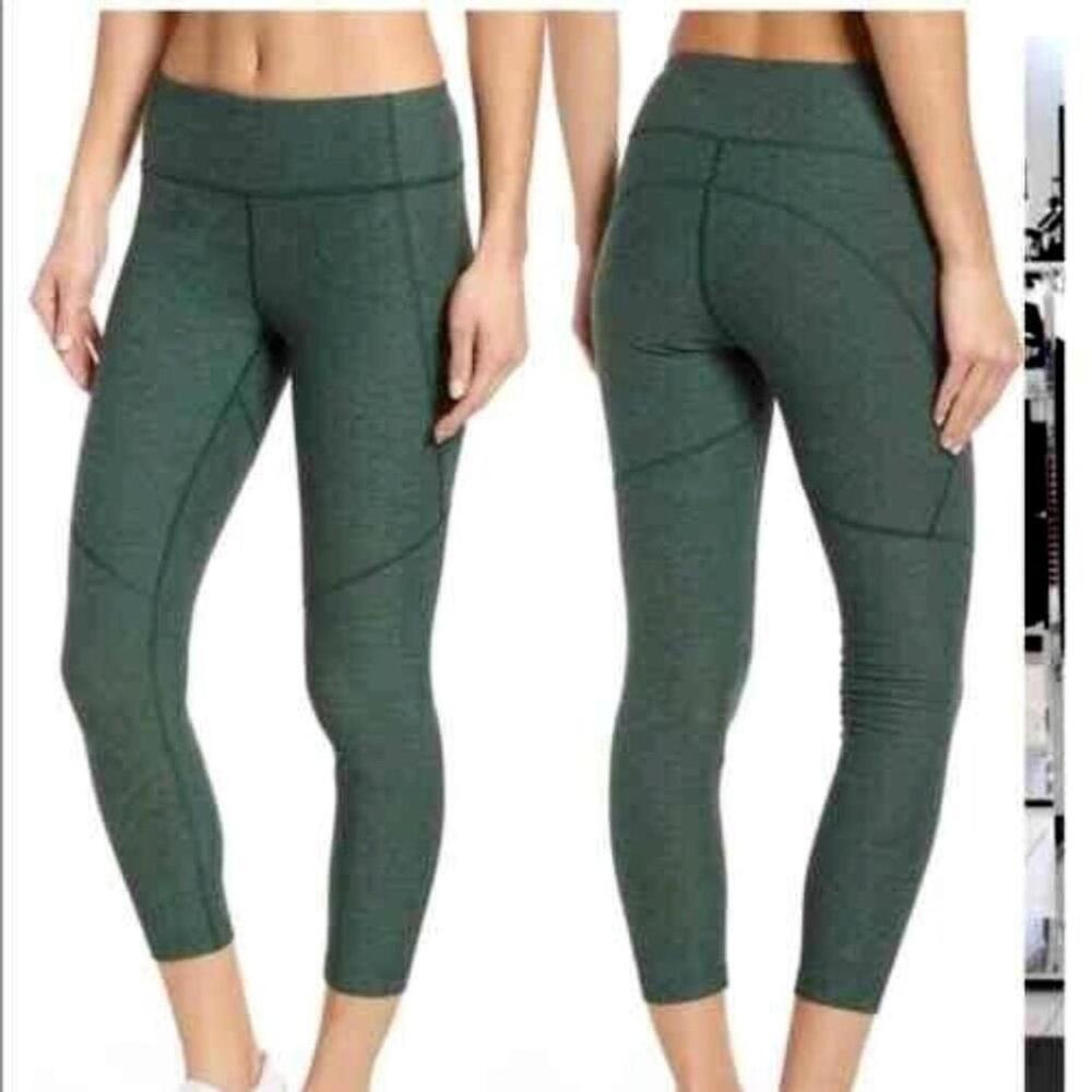 Outdoor Voices Warm-up Leggings Hunter Green Women Size S